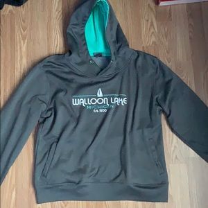 Blue 84 sport hoodie. Walloon Lake Michigan.